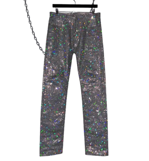 Dior Hedi Slimane Glitter Denim