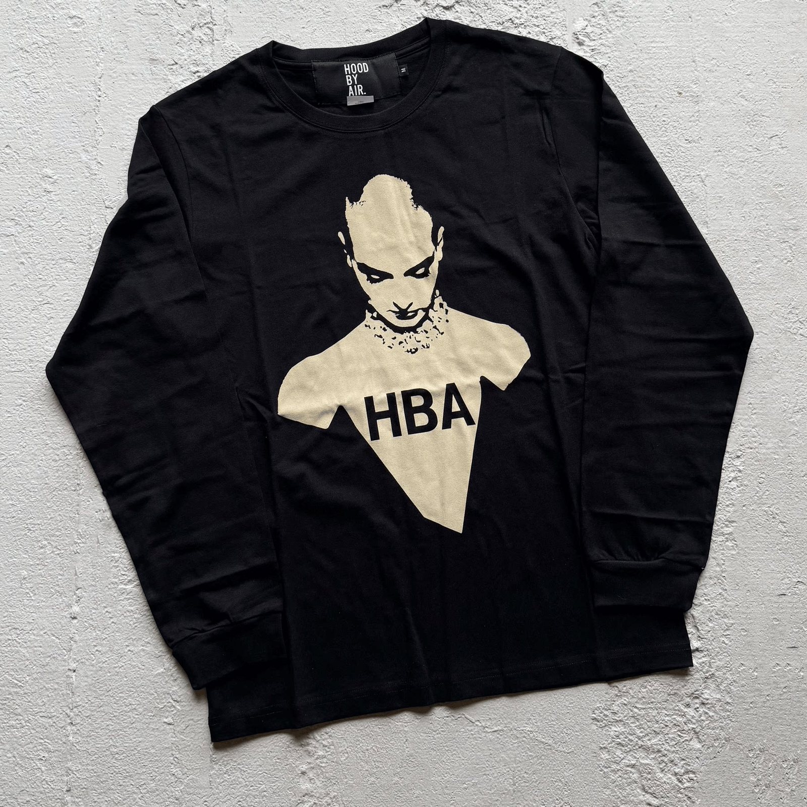 Hood By Air Sinead O'Connor Portrait Print Long Sleeve Kanye Rocky Same Style