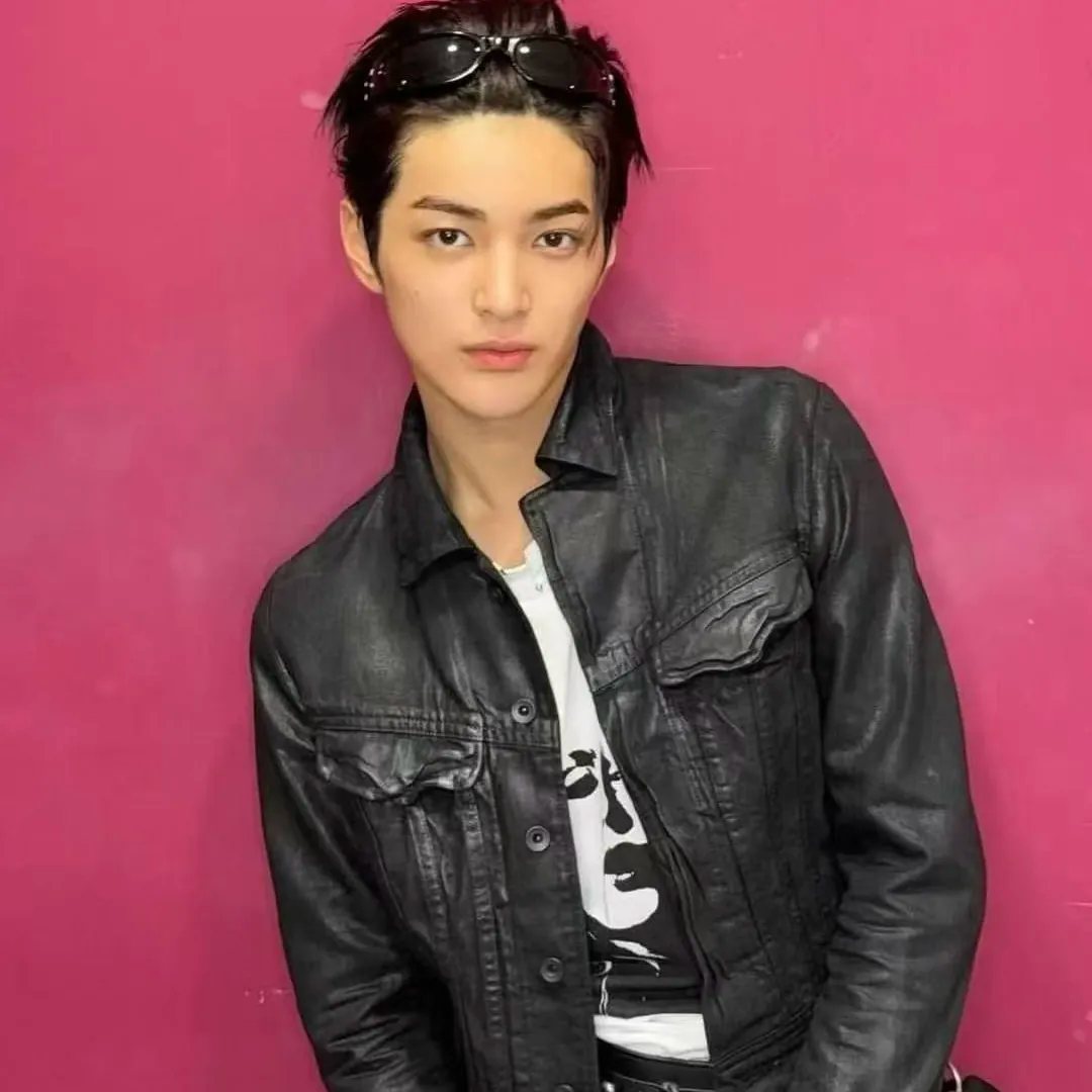 JULIUS_7 Slim-fitting waxed short denim jacket dark style autumn and winter cortis An Ganhao same style opium